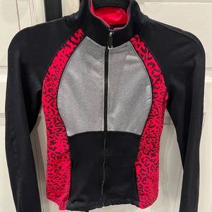 Bebe Sport yoga, jacket and flare pant set